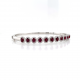 RUBY & HALO DIAMOND BANGLE