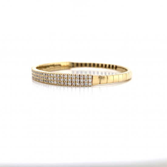 HALF WAY DIAMOND BANGLE