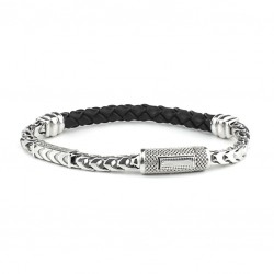 925 sterling silver and black factory rubber sku